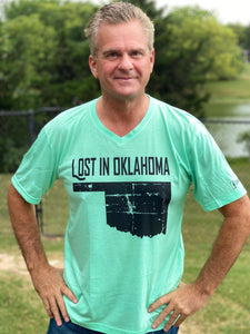 Lost in Oklahoma Distressed Tee
